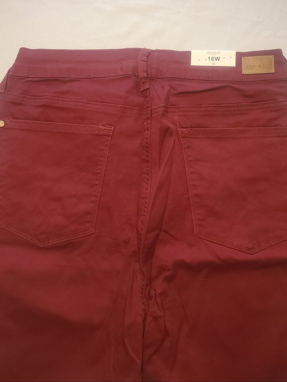 Judy Blue High Waist Skinny Fit Jeans.  Wine 16W - Picture 3 of 3